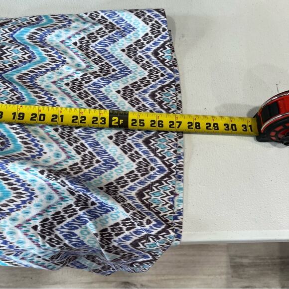 Prana Blue Patterned Quinn Racer Back Dress Shelf Bra - Picture 8 of 8